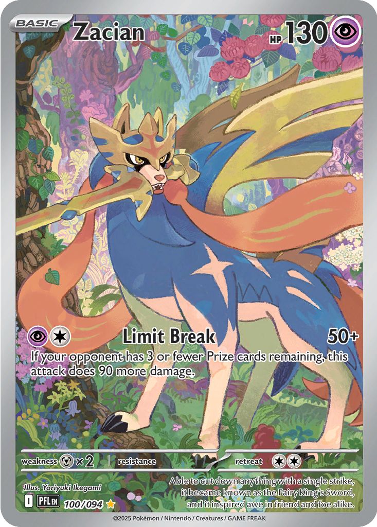 Zacian #100 Pokemon Phantasmal Flames
