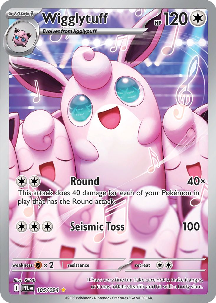Wigglytuff #105 Pokemon Phantasmal Flames