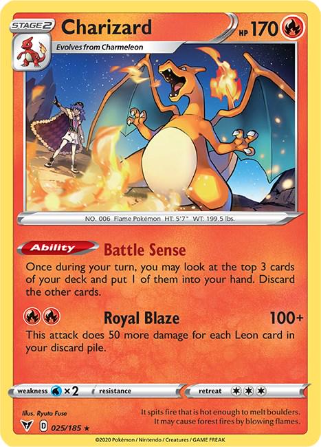 Charizard #25 Pokemon Vivid Voltage