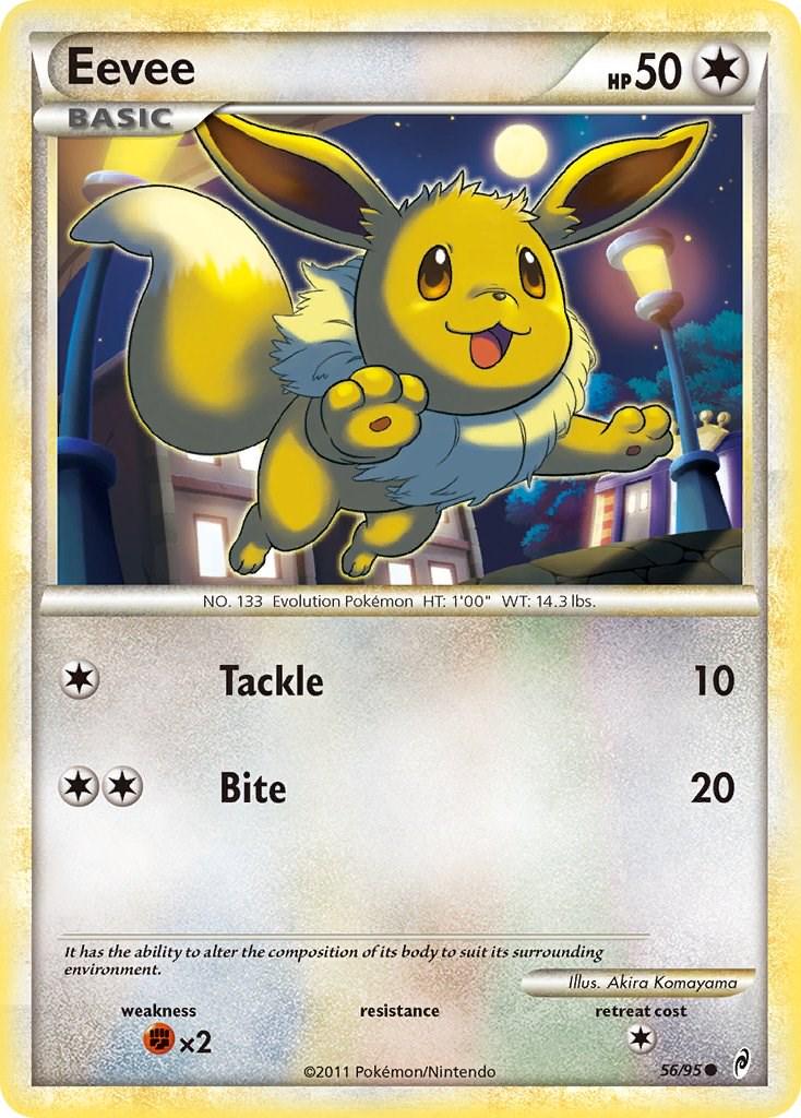 Eevee #56 Pokemon Call of Legends Moderately Played