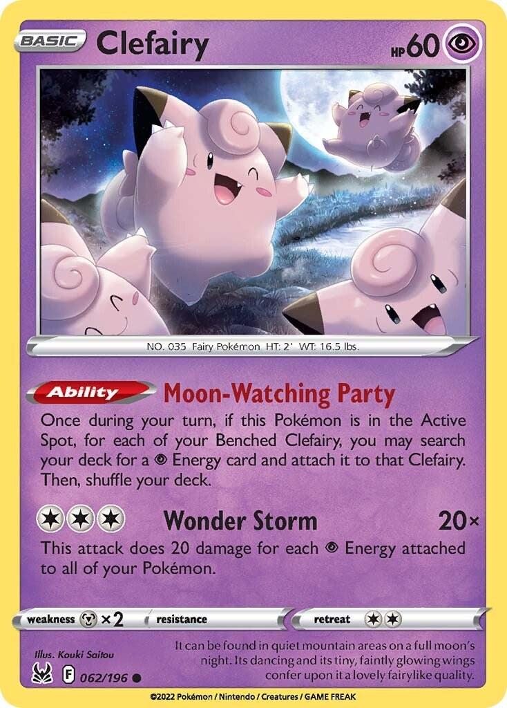 Clefairy #62 Pokemon Lost Origin (Lightly Played)