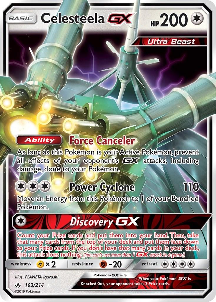 Celesteela GX #163 Pokemon Unbroken Bonds