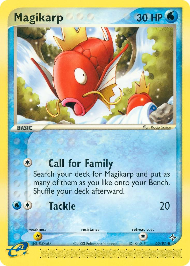 Magikarp #60 Pokemon Dragon (Moderately Played)
