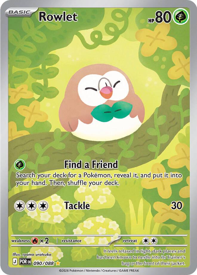 Rowlet #90 Pokemon Perfect Order