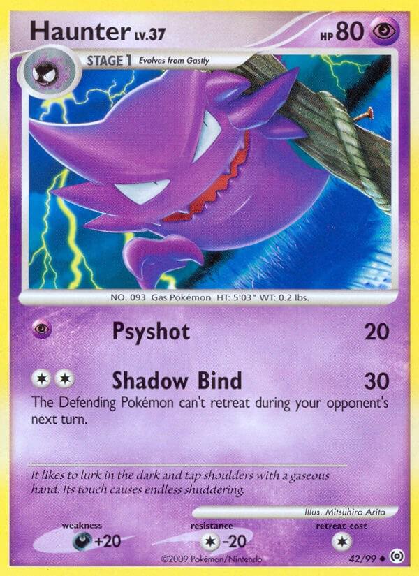Haunter #42 Pokemon Arceus (Moderately Played)