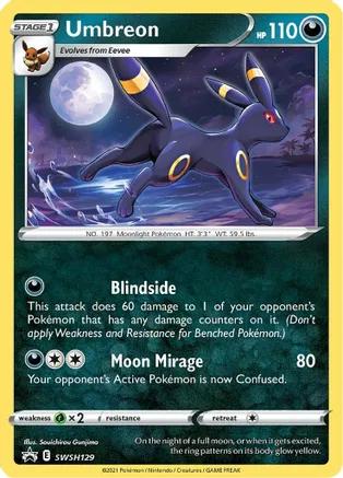 Umbreon #SWSH129 Pokemon Promo LIGHTLY PLAYED