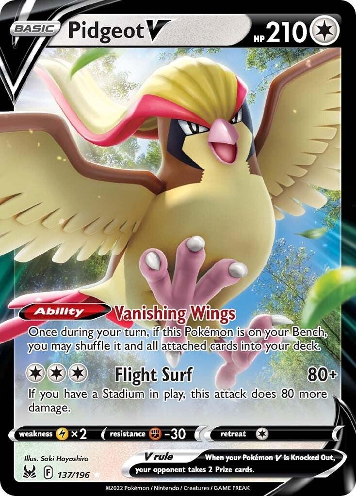 Pidgeot V #137 Pokemon Lost Origin