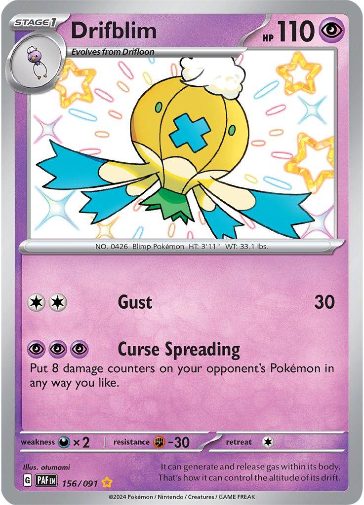 Drifblim #156 Pokemon Paldean Fates