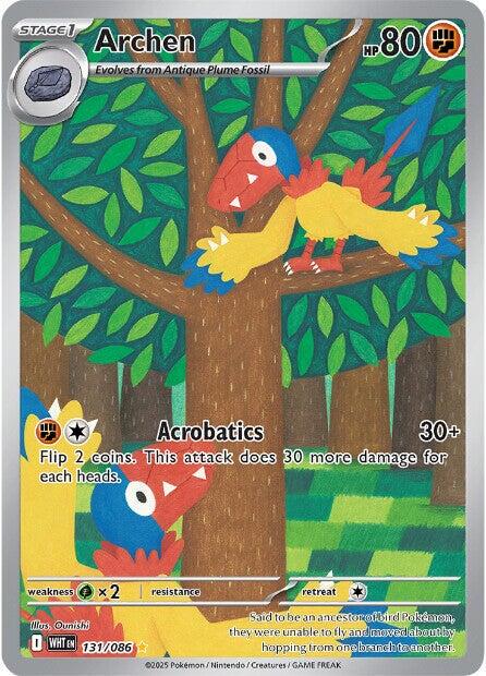 Archen #131 Pokemon White Flare