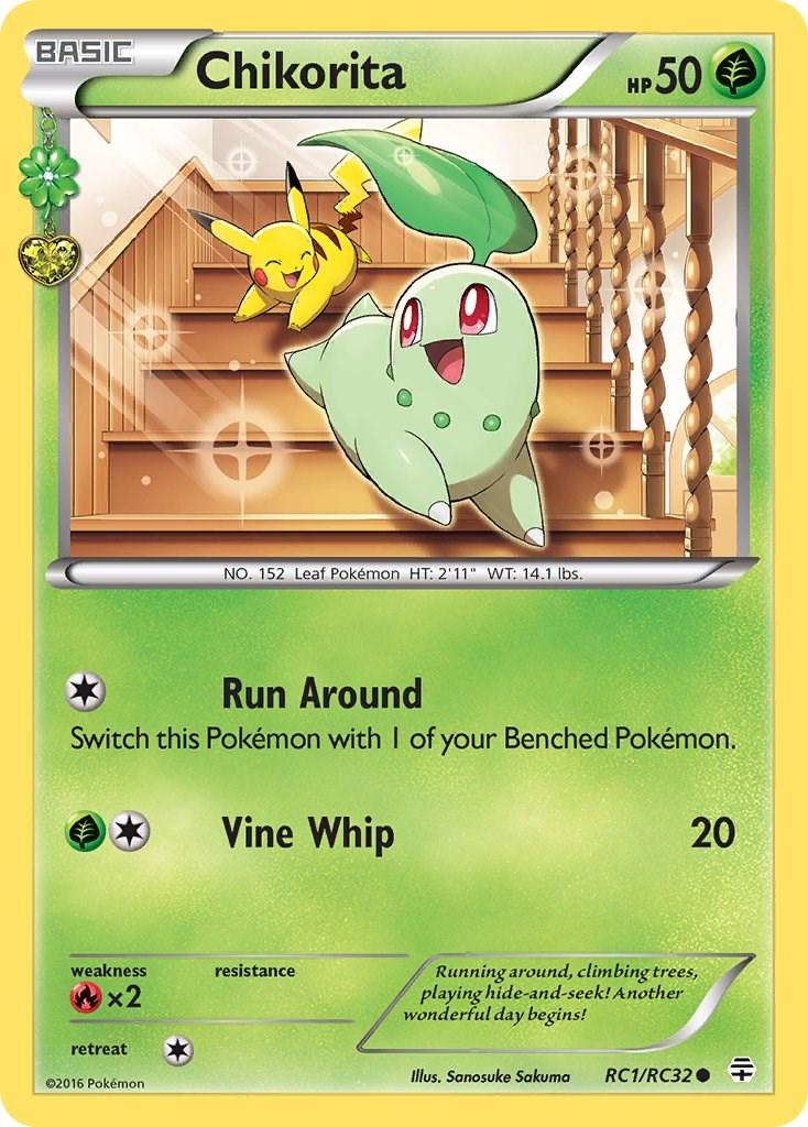 Chikorita #RC1 Pokemon Generations LIGHTLY PLAYED