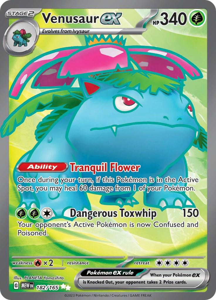 Venusaur ex #182 Pokemon Scarlet & Violet 151