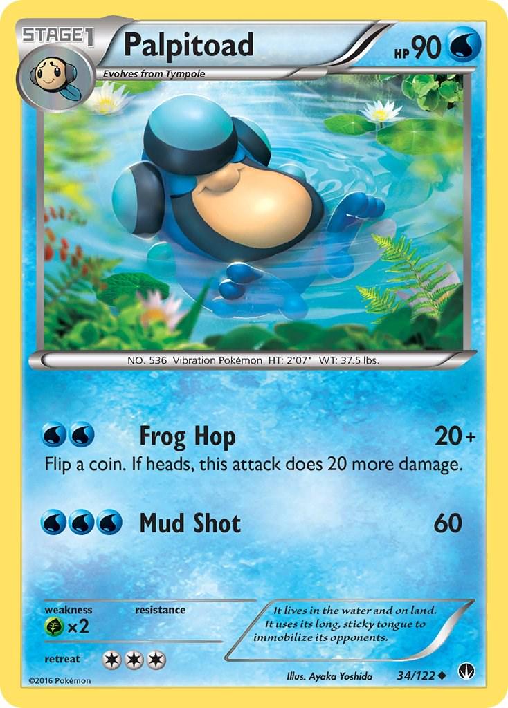 Palpitoad #34 Pokemon BREAKpoint