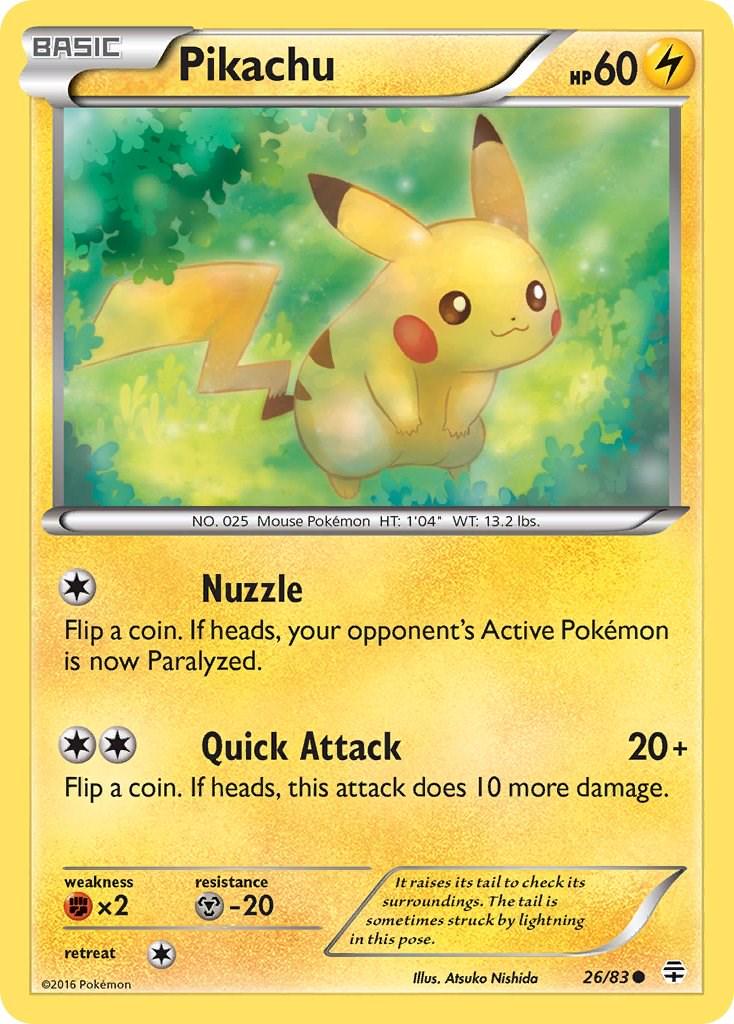 Pikachu #26 Pokemon Generations