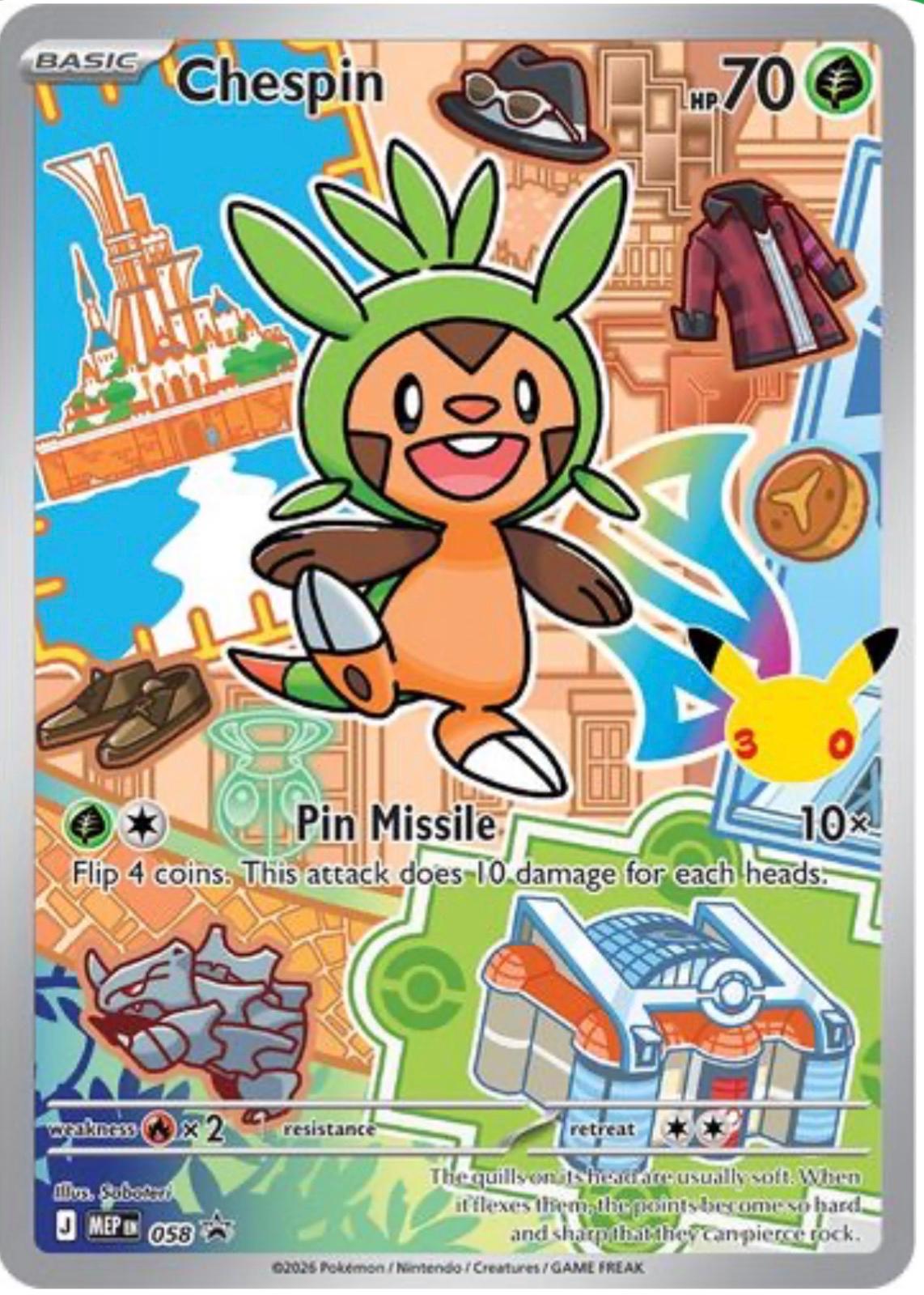 Chespin #58 Pokemon Promo