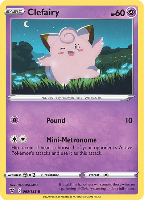 Clefairy #63 Pokemon Vivid Voltage