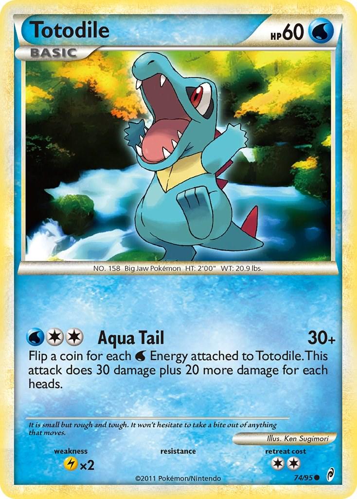Totodile #74 Pokemon Call of Legends LIGHTLY PLAYED