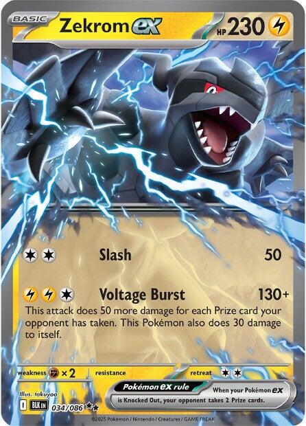 Zekrom ex #34 Pokemon Black Bolt