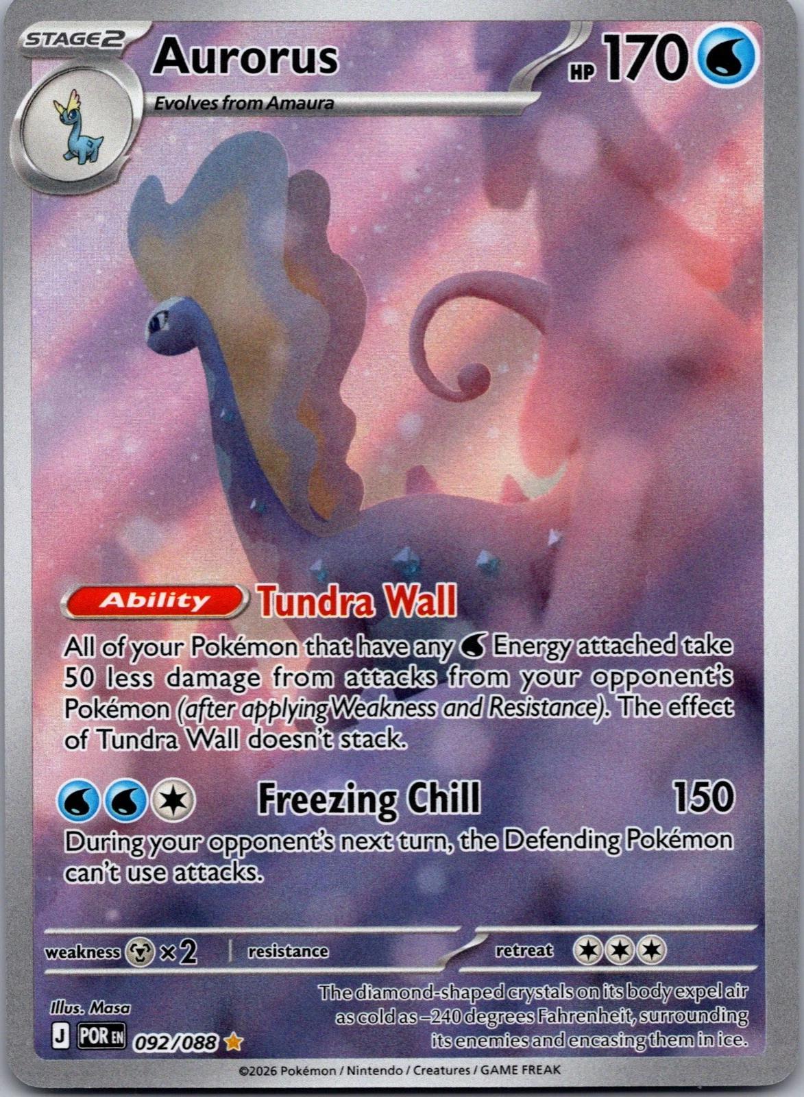 Aurorus #92 Pokemon Perfect Order