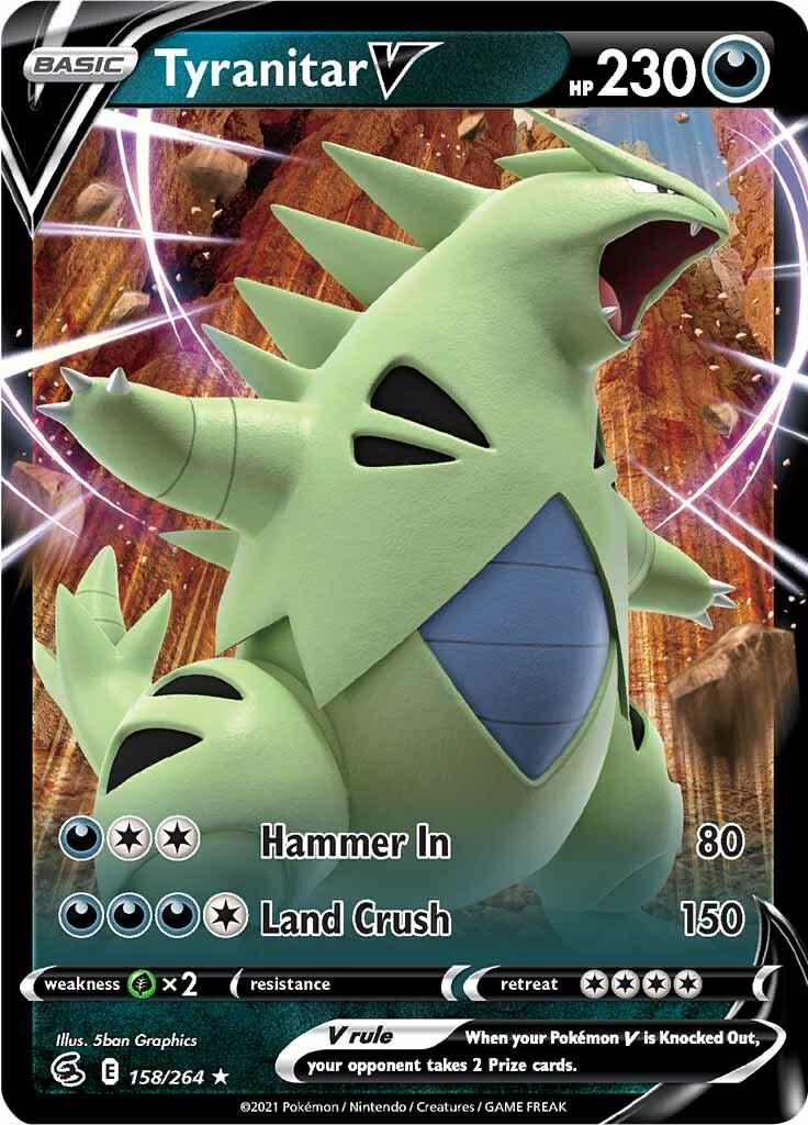 Tyranitar V #158 Pokemon Fusion Strike