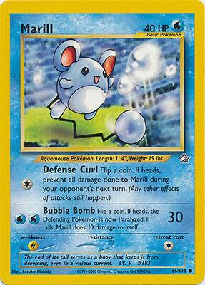 Marill #66 Pokemon Neo Genesis MODERATELY PLAYED
