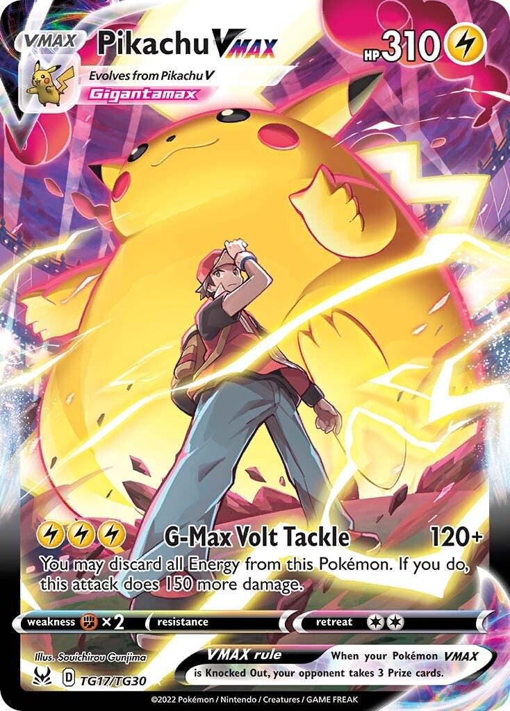 Pikachu VMAX #TG17 Pokemon Lost Origin (LIGHTLY PLAYED)