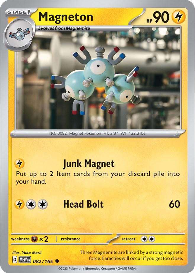 Magneton #82 Pokemon Scarlet & Violet 151 Yuka Morii