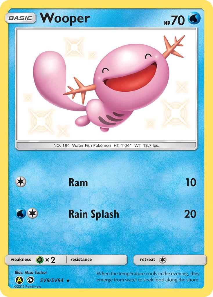 Wooper #SV9 Pokemon Hidden Fates