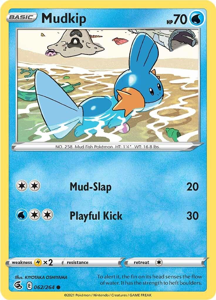Mudkip #62 Pokemon Fusion Strike