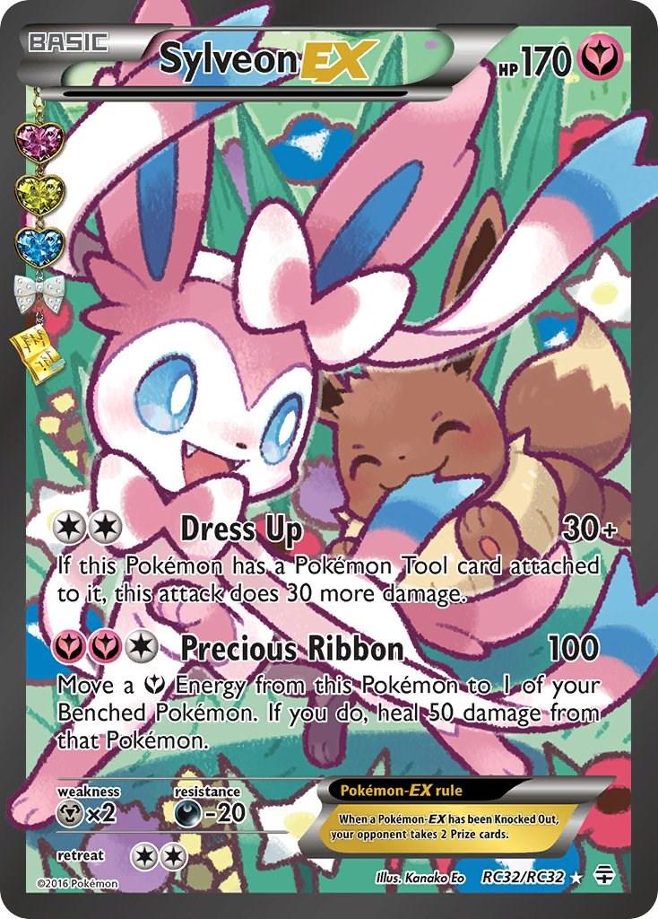 Sylveon EX #RC32 Pokemon Generations (MODERATELY PLAYED)