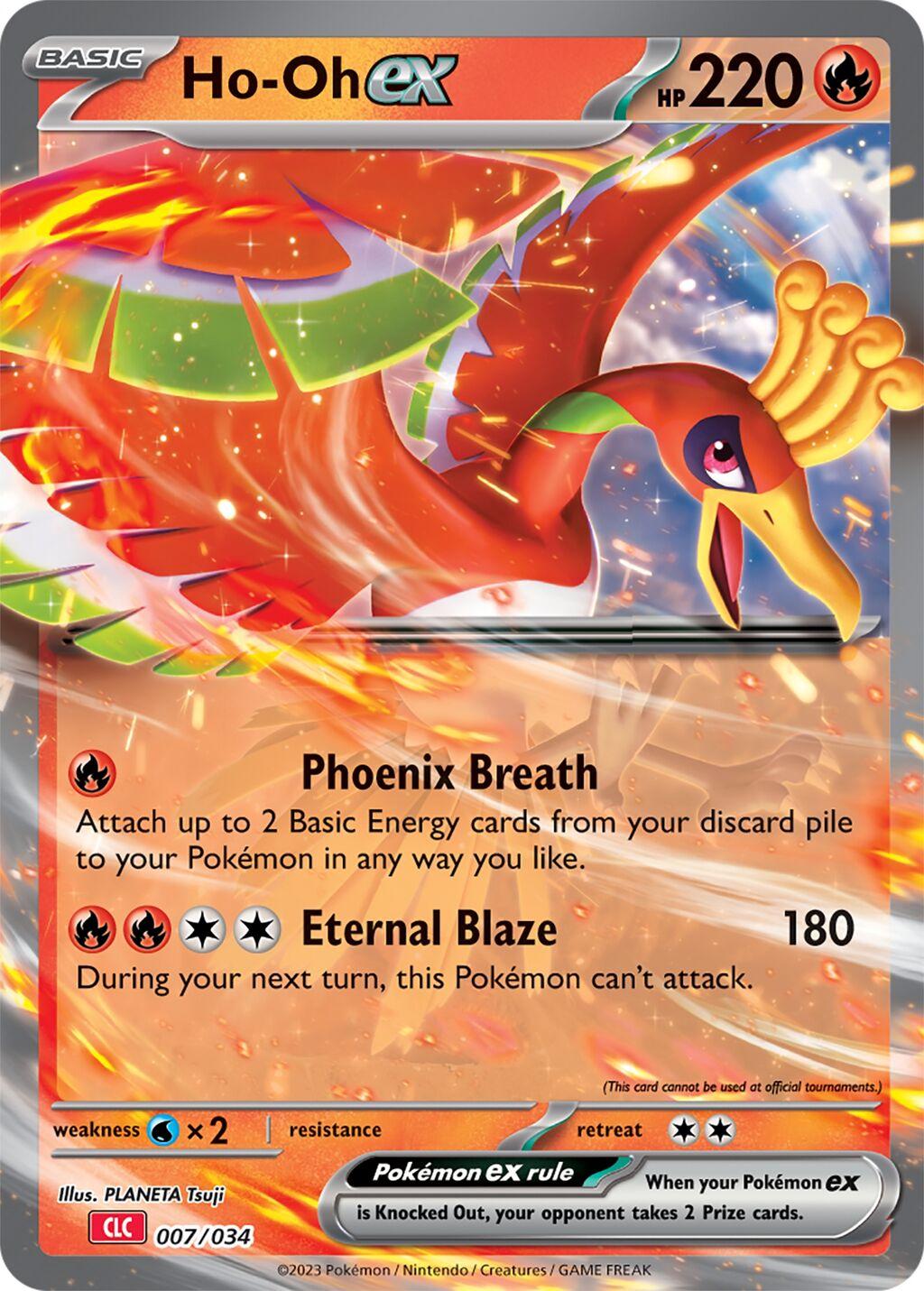 Ho-Oh ex #7 Pokemon TCG Classic: Charizard Deck