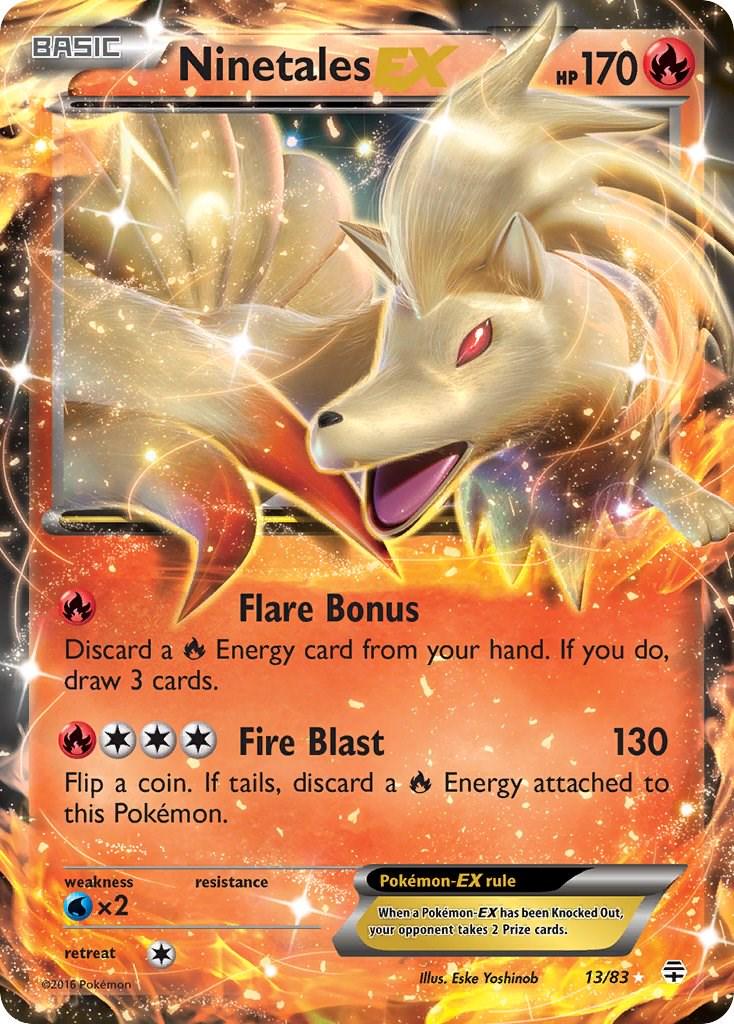 Ninetales EX #13 Pokemon Generations