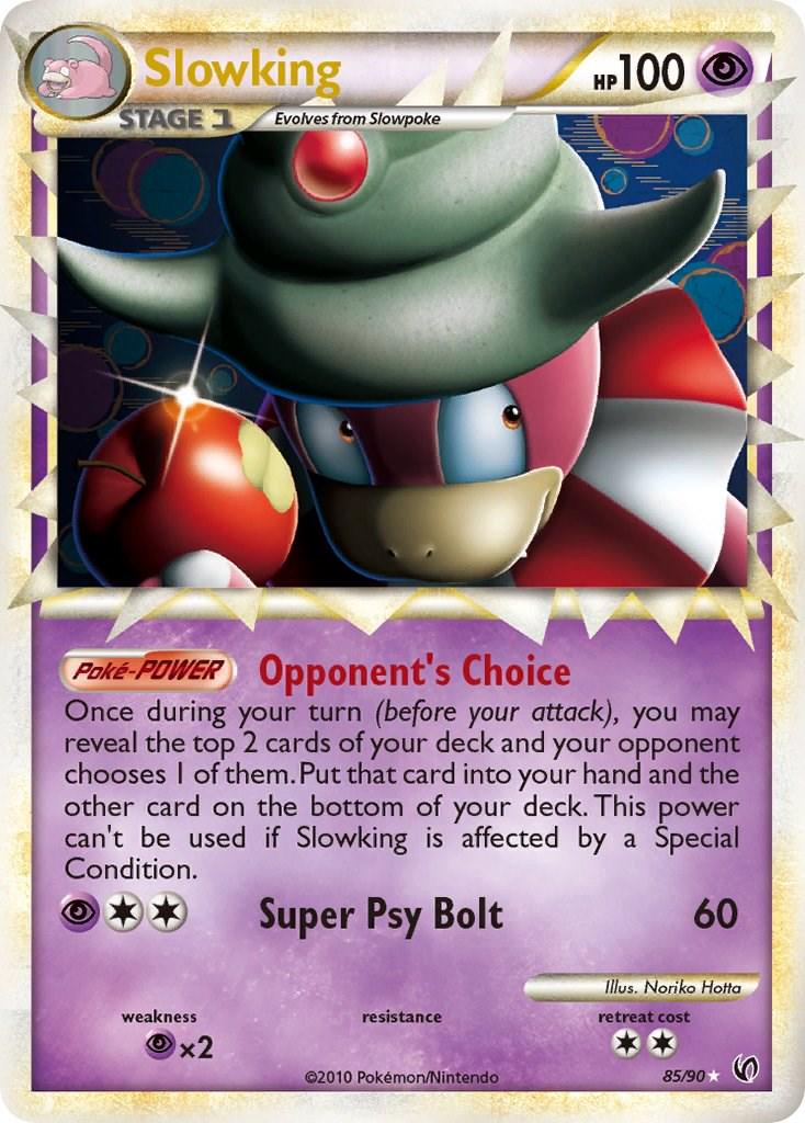 Slowking #85 Pokemon Undaunted MODERATELY PLAYED