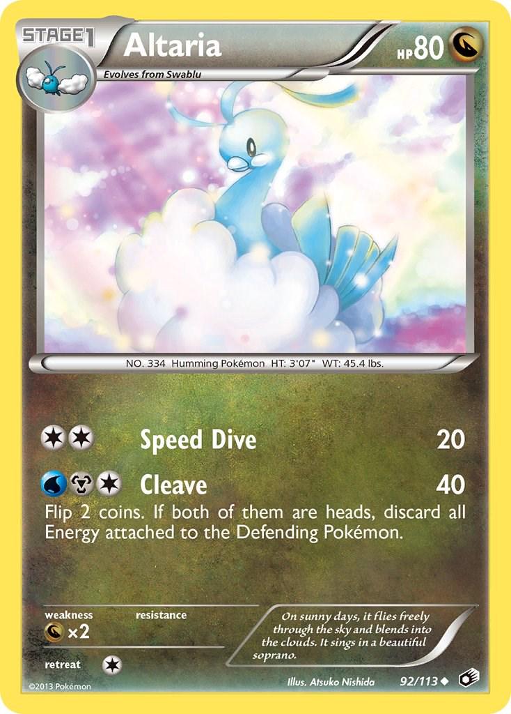 Altaria #92 Pokemon Legendary Treasures