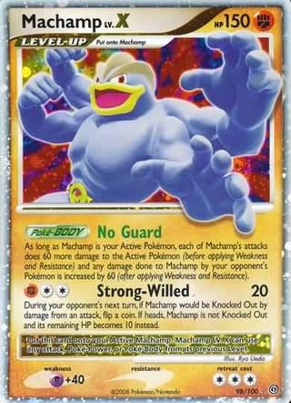 Machamp LV. X #98 Pokemon Stormfront (LIGHTLY PLAYED)
