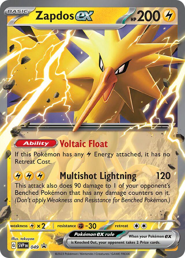 Zapdos ex #49 Pokemon Promo