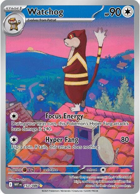 Watchog #153 Pokemon White Flare