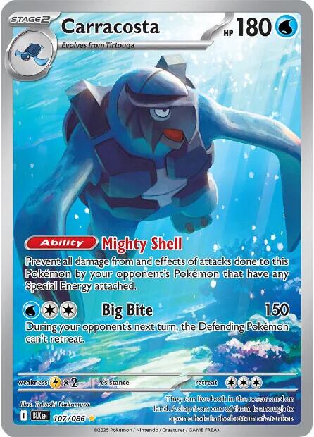 Carracosta #107 Pokemon Black Bolt