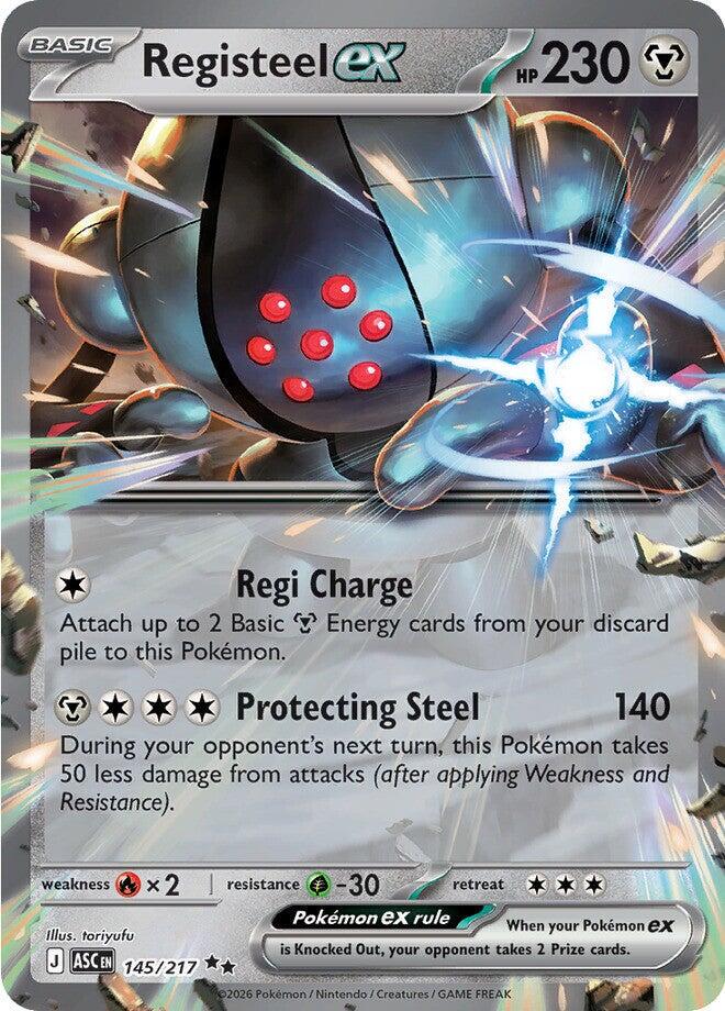 Registeel ex #145 Pokemon Ascended Heroes