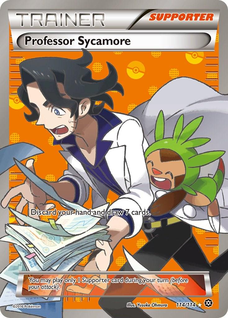 Professor Sycamore #114 Pokemon Steam Siege (Lightly Played)
