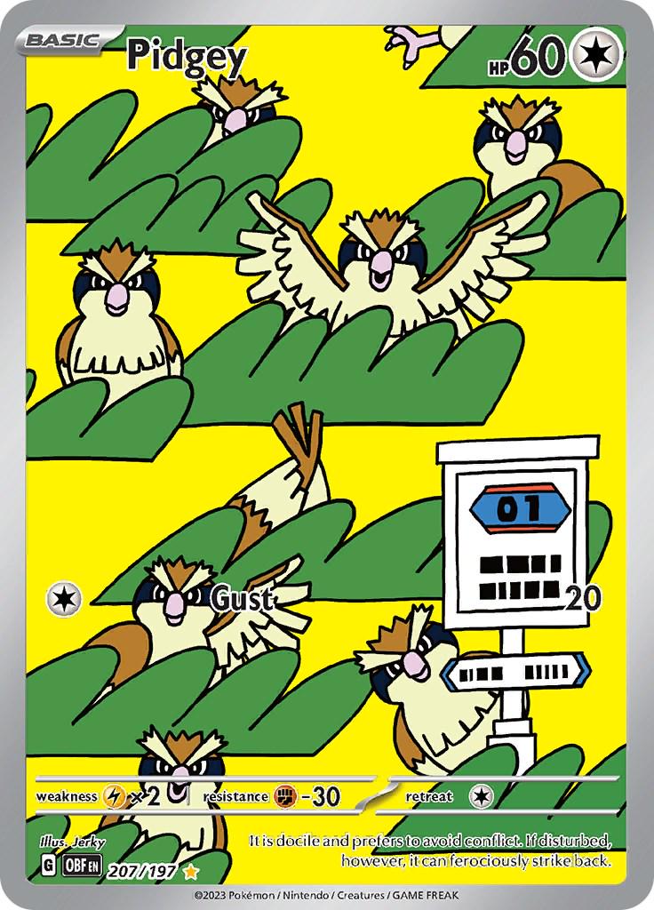 Pidgey #207 Pokemon Obsidian Flames