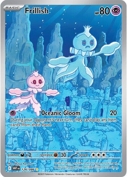 Frillish #126 Pokemon White Flare