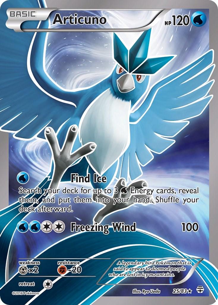 Articuno #25 Pokemon Generations (lightly Played)