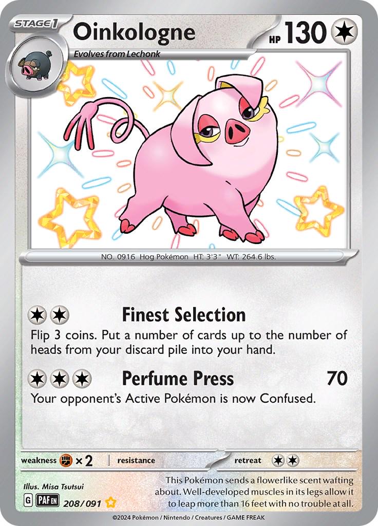 Oinkologne #208 Pokemon Paldean Fates