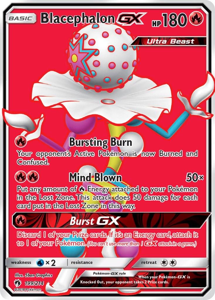 Blacephalon GX #199 Pokemon Lost Thunder
