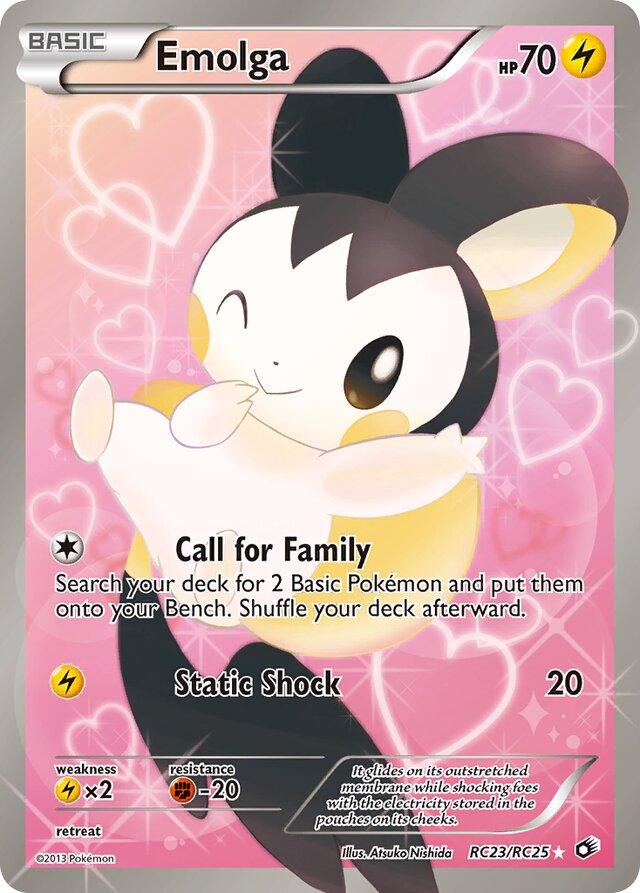 Emolga #RC23 Pokemon Legendary Treasures (Moderately Played Condition)