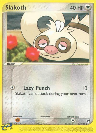 Slakoth #80 Pokemon Sandstorm