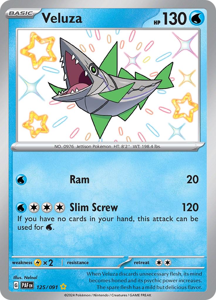 Veluza #125 Pokemon Paldean Fates