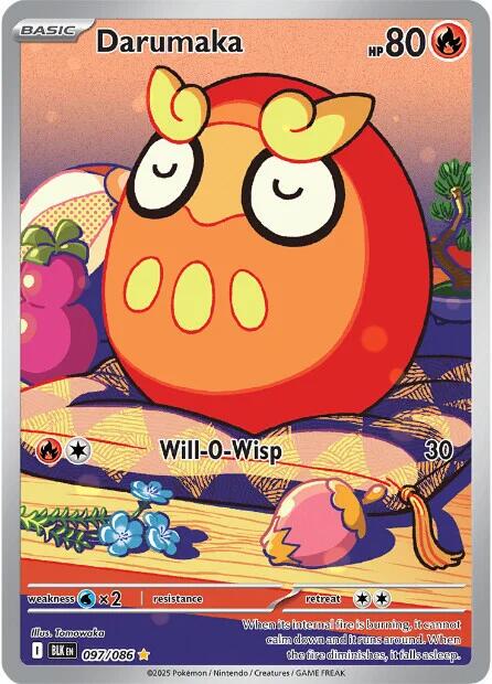 Darumaka #97 Pokemon Black Bolt