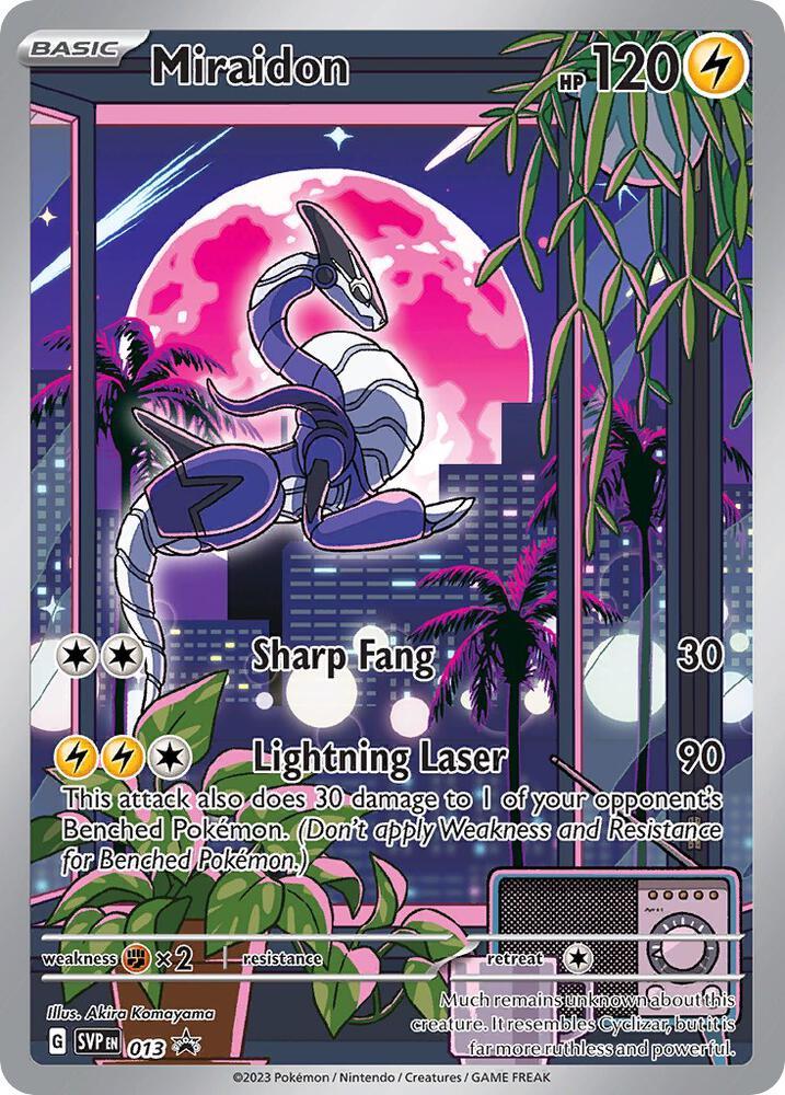 Miraidon #13 Pokemon Promo SEALED