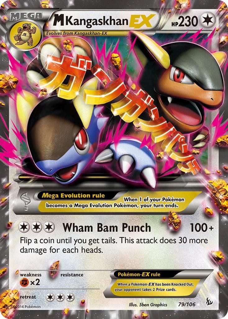 M Kangaskhan EX #79 Pokemon Flashfire